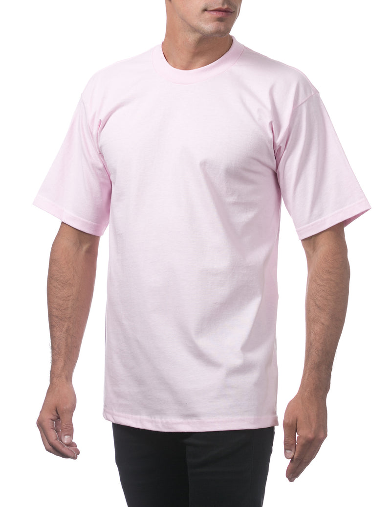 ProClub Tee Shirts Heavyweights, PINK