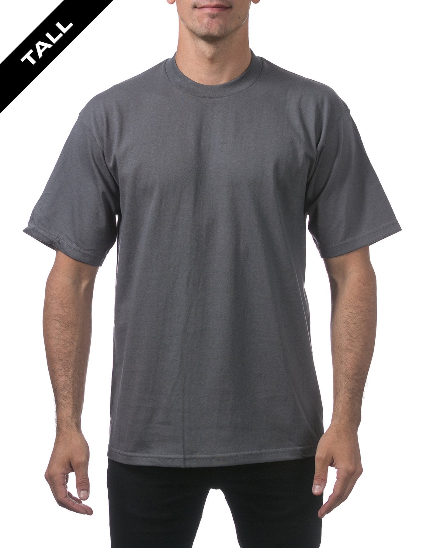 PRO CLUB Heavyweight Short Sleeve Tall Tee  GRAPHITE - THE M.F OLDSCHOOL STORE