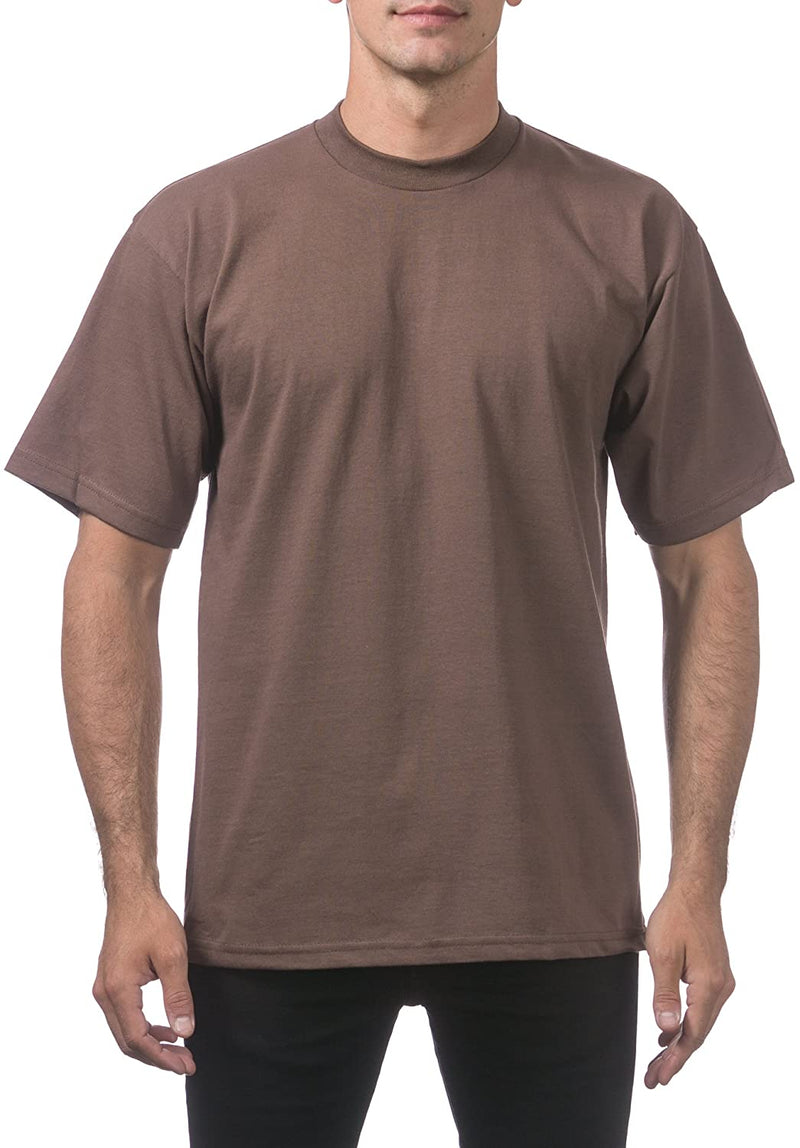ProClub Tee Shirts ,Heavyweights, BROWN
