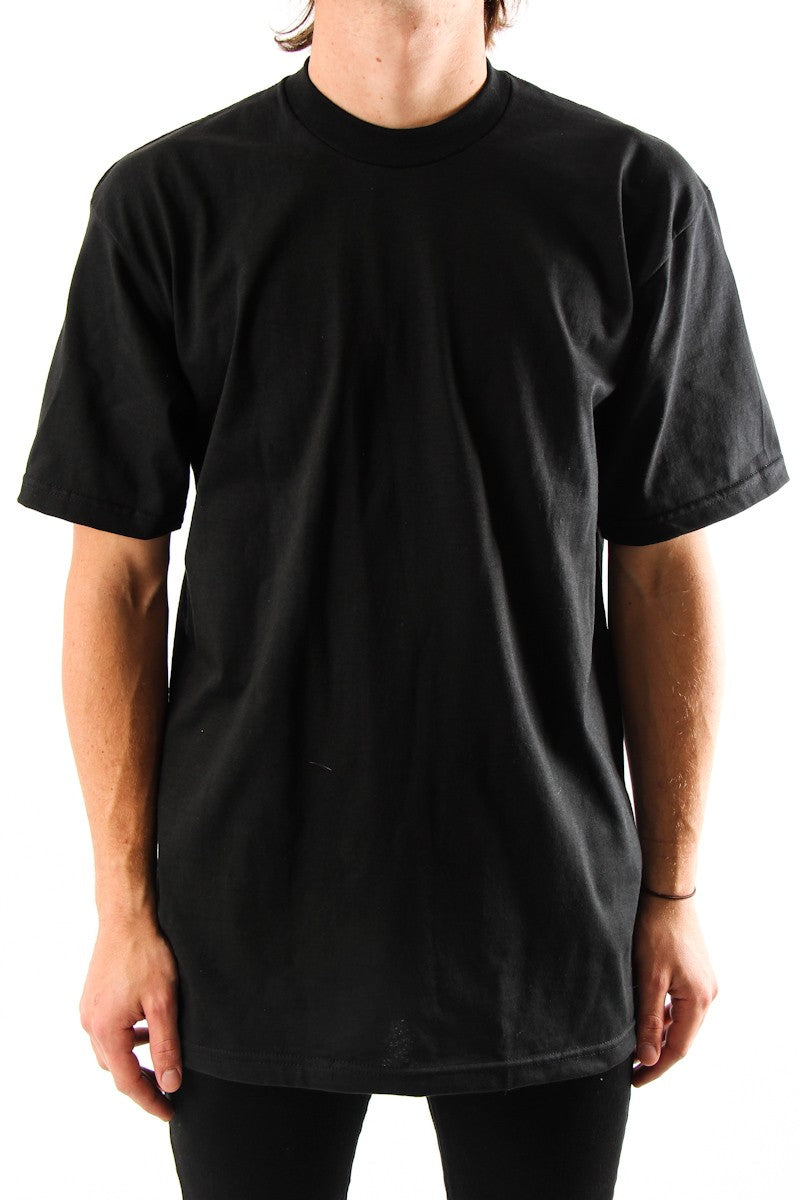 Pro Club Tee Shirt S/S Heavyweights Talls BLACK - THE M.F OLDSCHOOL STORE