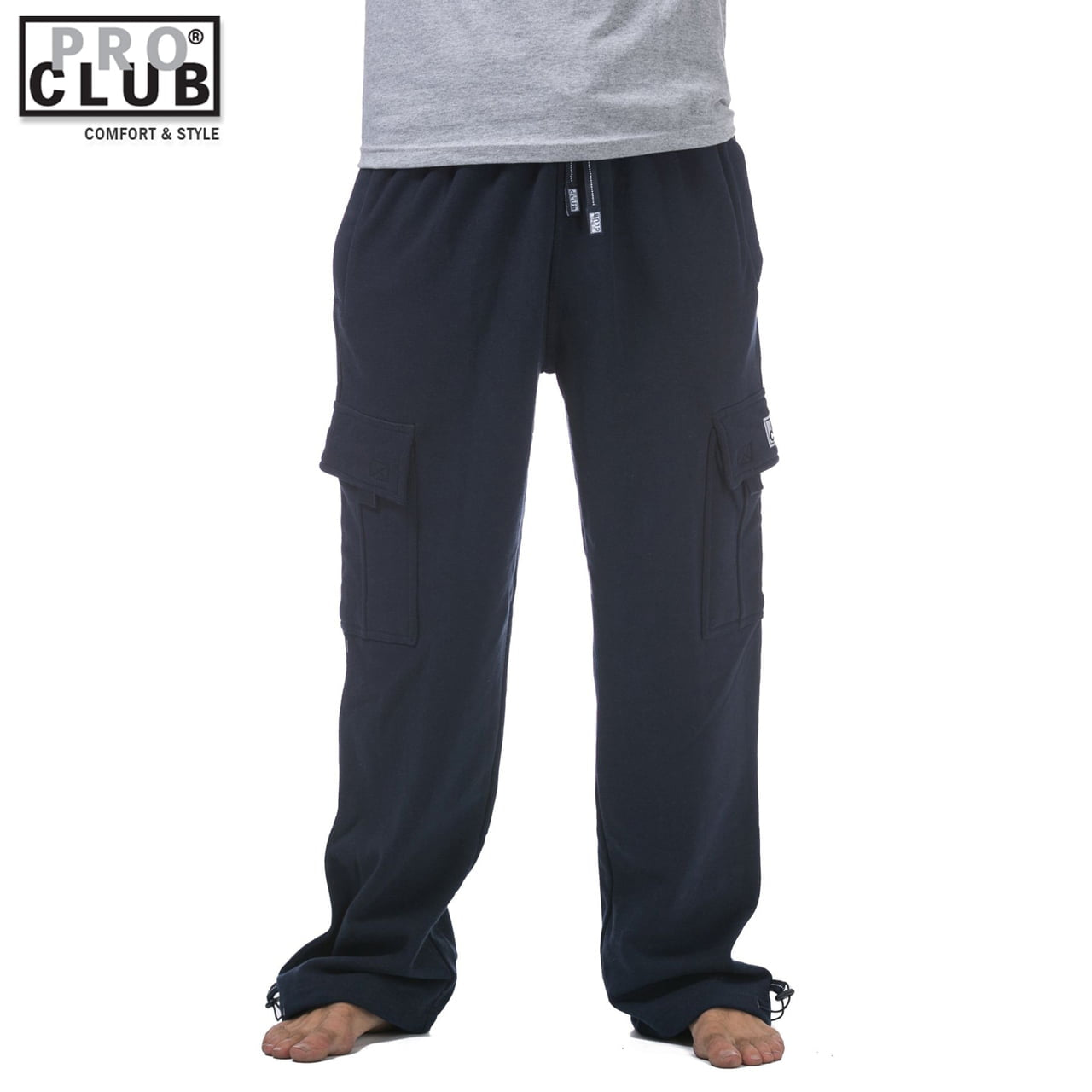 PRO CLUB Cargo Fleece Track Pants