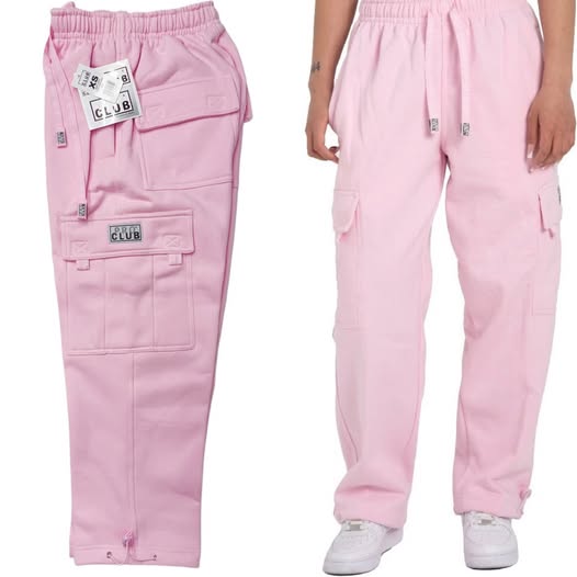 PROCLUB  Heavyweight Track Pants , Cargos,  Baby Pink