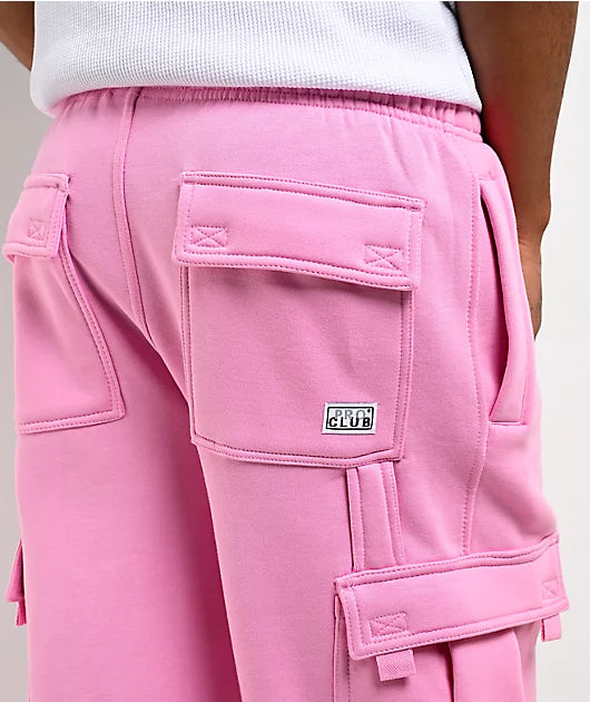 PROCLUB  Heavyweight Track Pants , Cargos,  Baby Pink