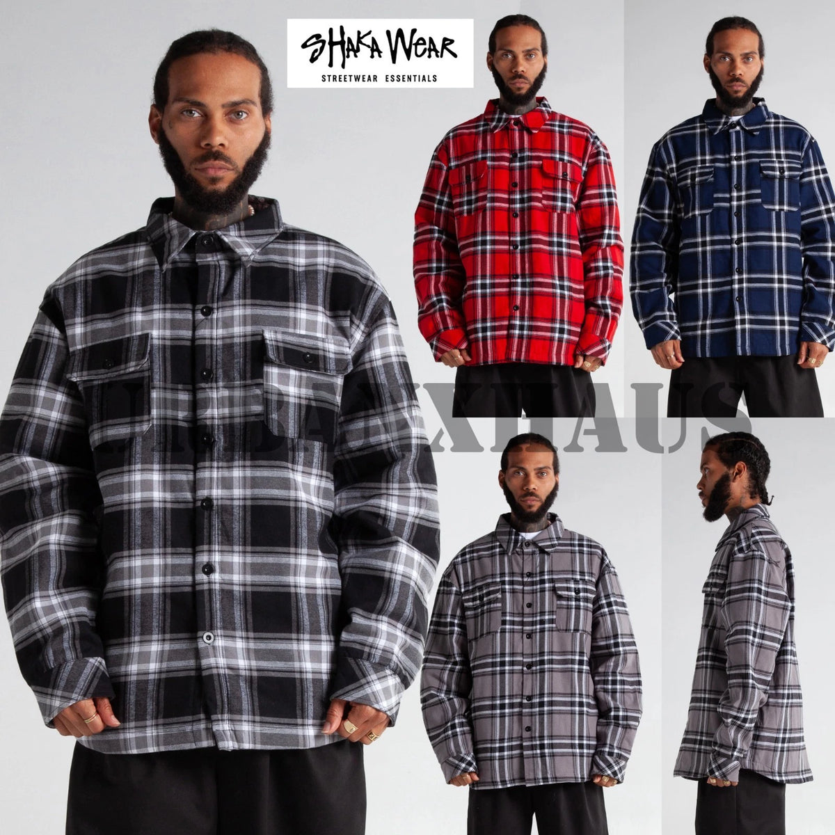 SHAKA WEAR Plaid Jacket