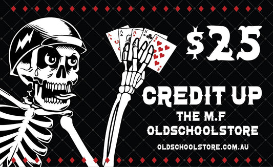 THE M.F GIFT CARD - THE M.F OLDSCHOOL STORE