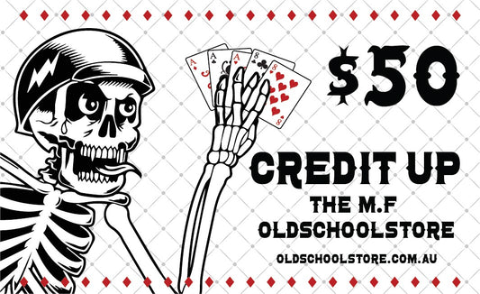 THE M.F GIFT CARD - THE M.F OLDSCHOOL STORE