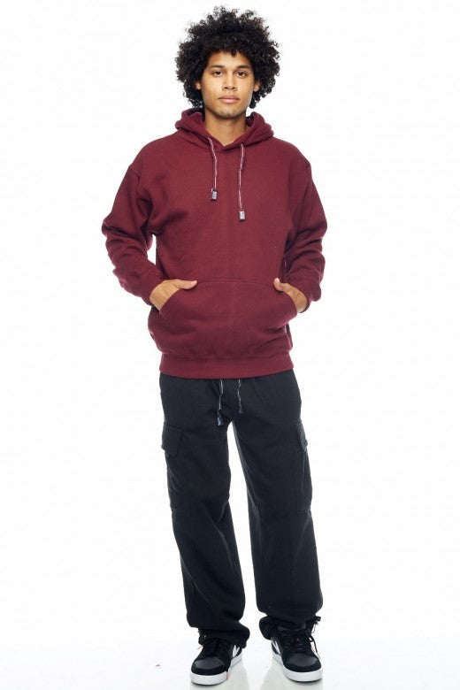 PROCLUB heavyweight hoodie, Tall, maroon | THE ORIGINAL OG STORE