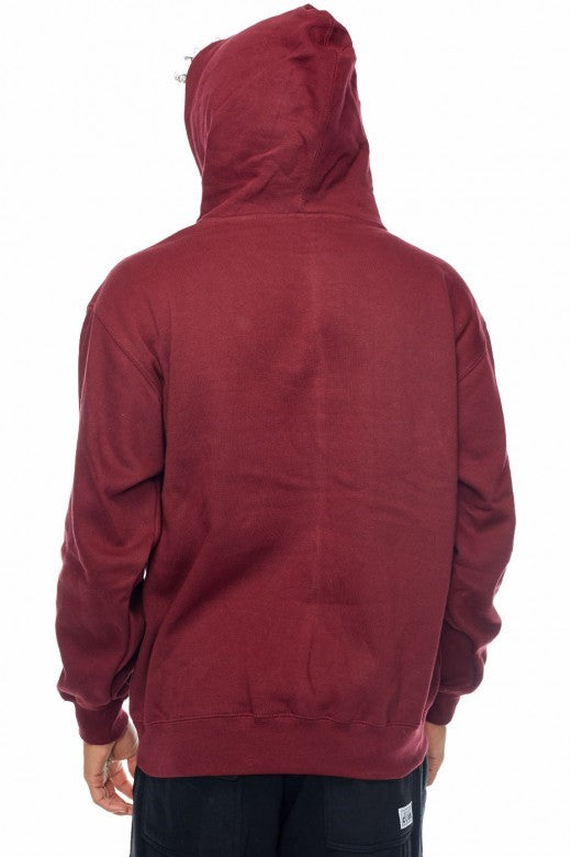 PROCLUB heavyweight hoodie, Tall, maroon | THE ORIGINAL OG STORE