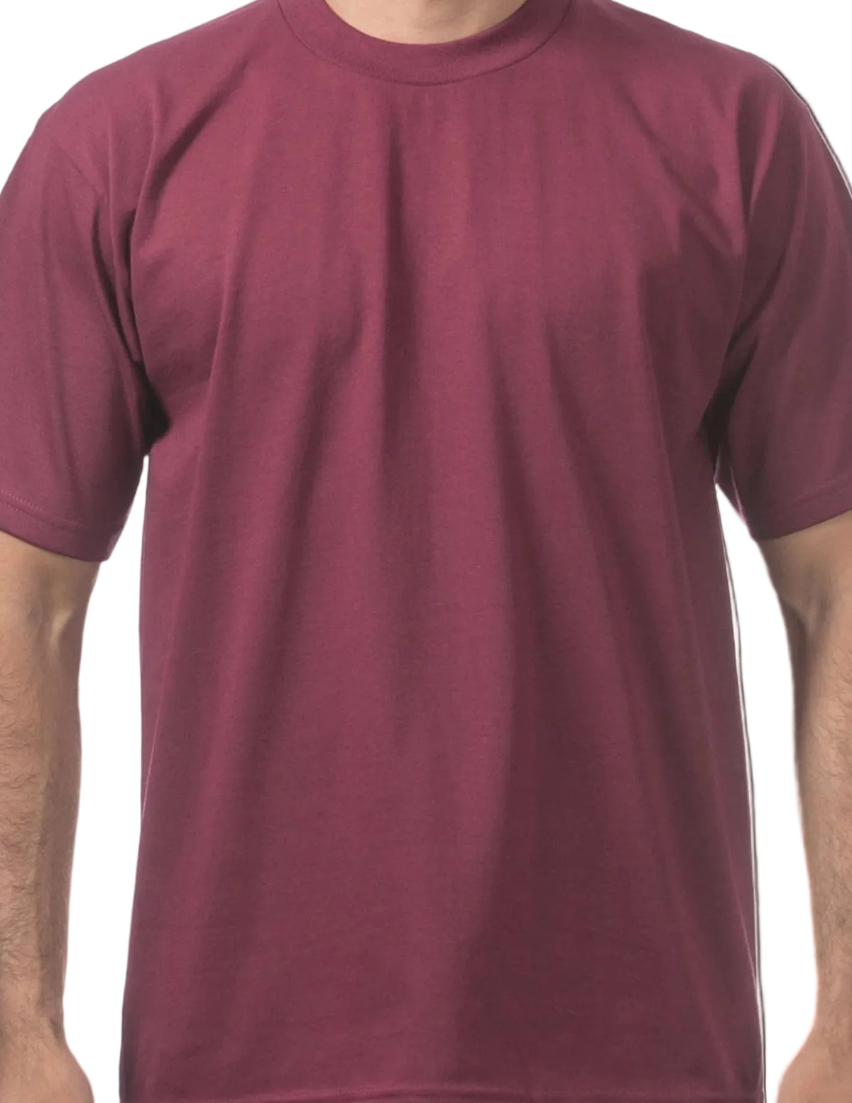 ProClub  Tee Shirts S/S  Heavyweights, Talls  MAROON - THE M.F OLDSCHOOL STORE